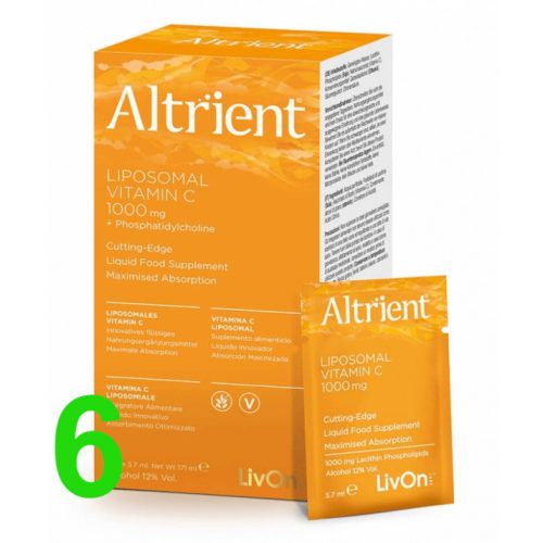 6 doboz Altrient® C Liposzómás C-vitamin 180 x 1000 mg